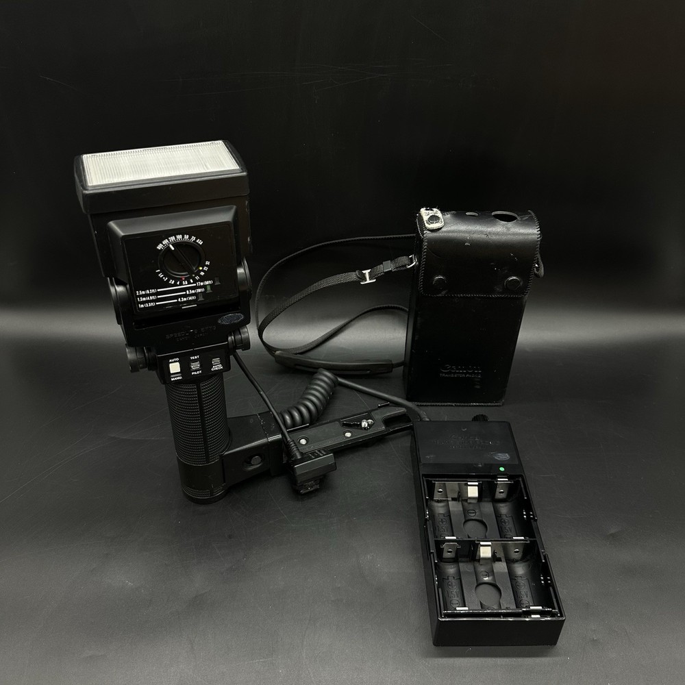 Canon Speedlite 577G Flash Unit & Transistor Pack G, Sensor Unit G20,Bracket