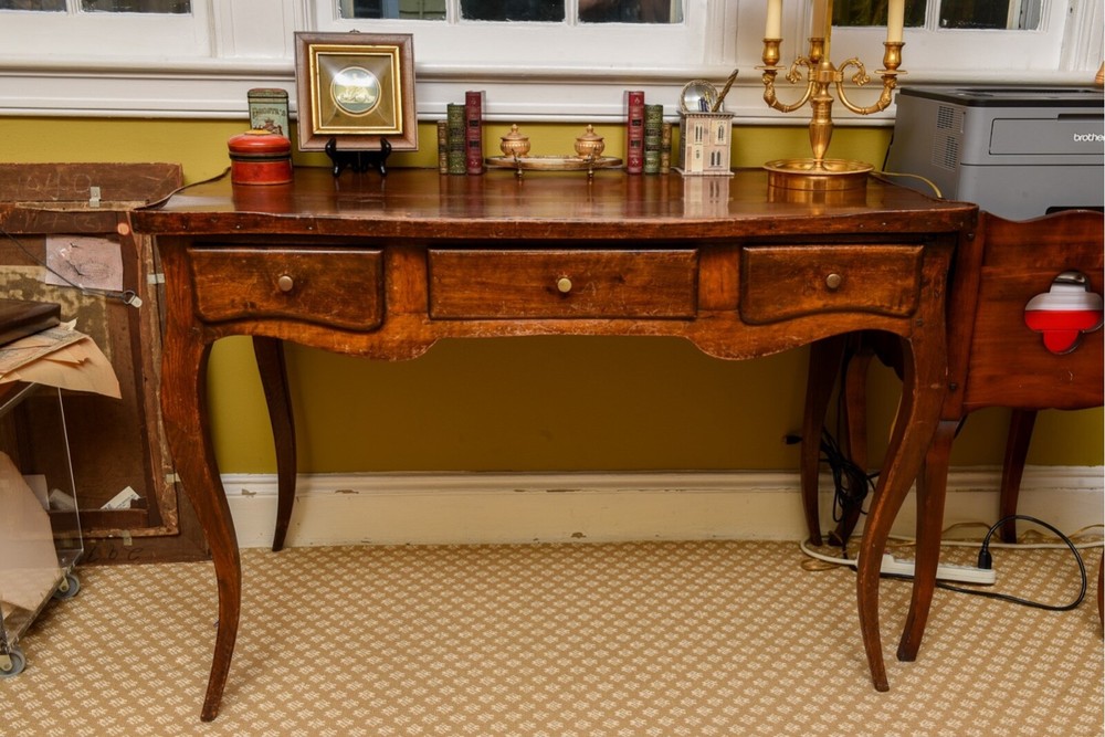 Antique French Walnut Writing Desk