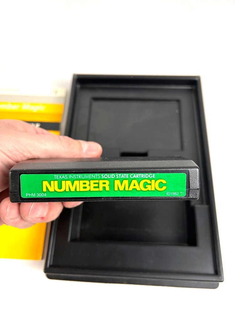 Computer Applications Software - NUMBER MAGIC - Texas Instruments TI-99/4a