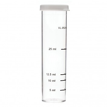 Vial, sample, 10-50 mL / Sample vial 5 - 25 ml marks