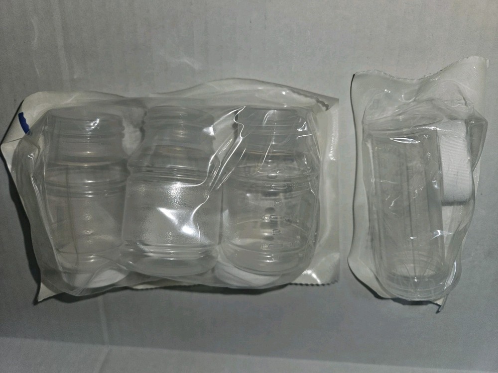 4 Abbott Breast Milk Storage Bottles NEW