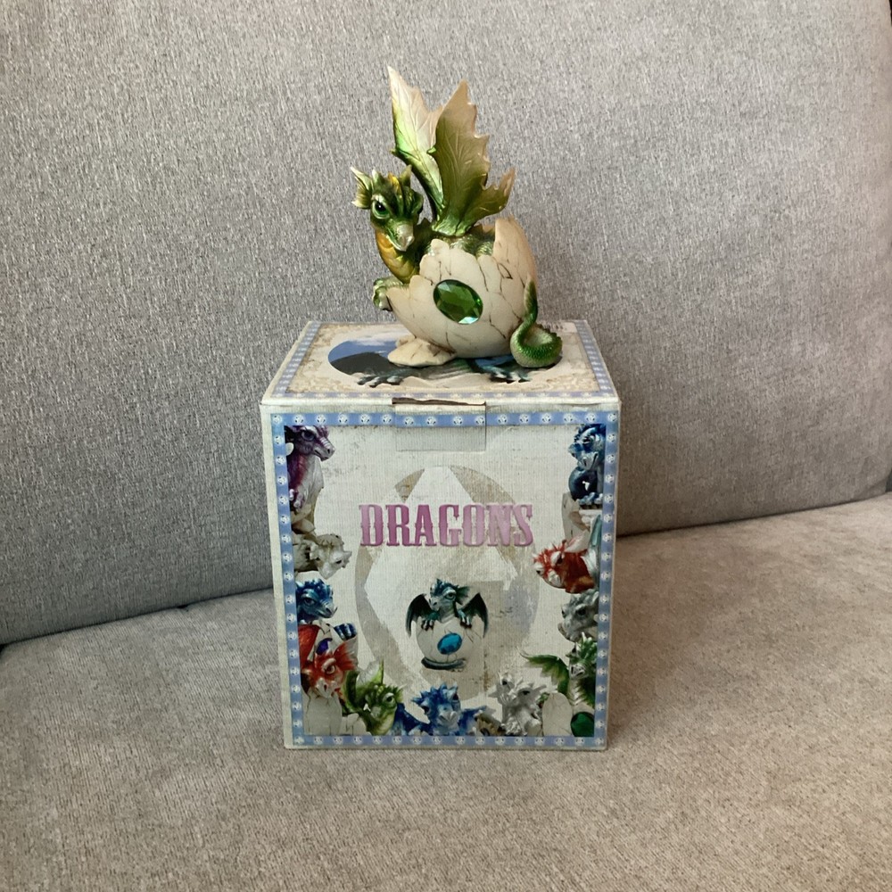 Ebros Birthstone Dragon Egg Statue / August