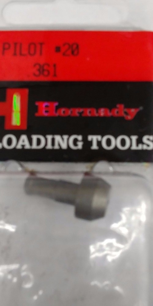 Hornady 390962 Reloading Tools Pilot #20 (.361)