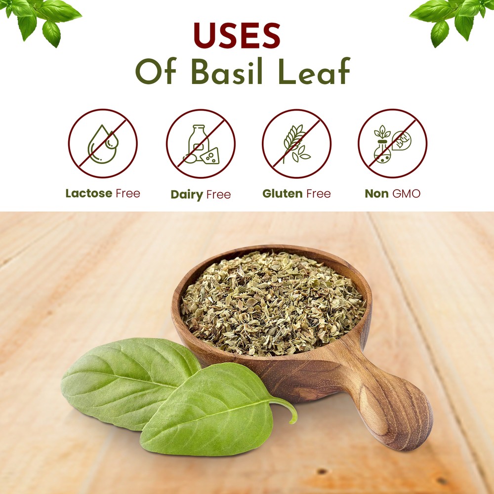 Basil leaf cut and sifted (4 Oz)