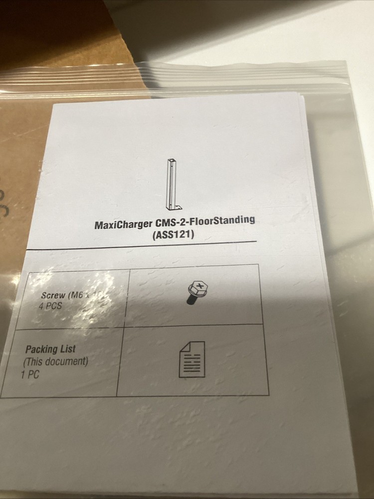 Maxicharger Pedestal CMS-2-FloorStanding ASS121