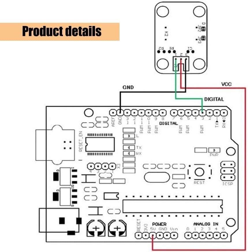 2Pcs Digital 38KHz Infrared IR Receiver Sensor Module for ArduinoCompatible