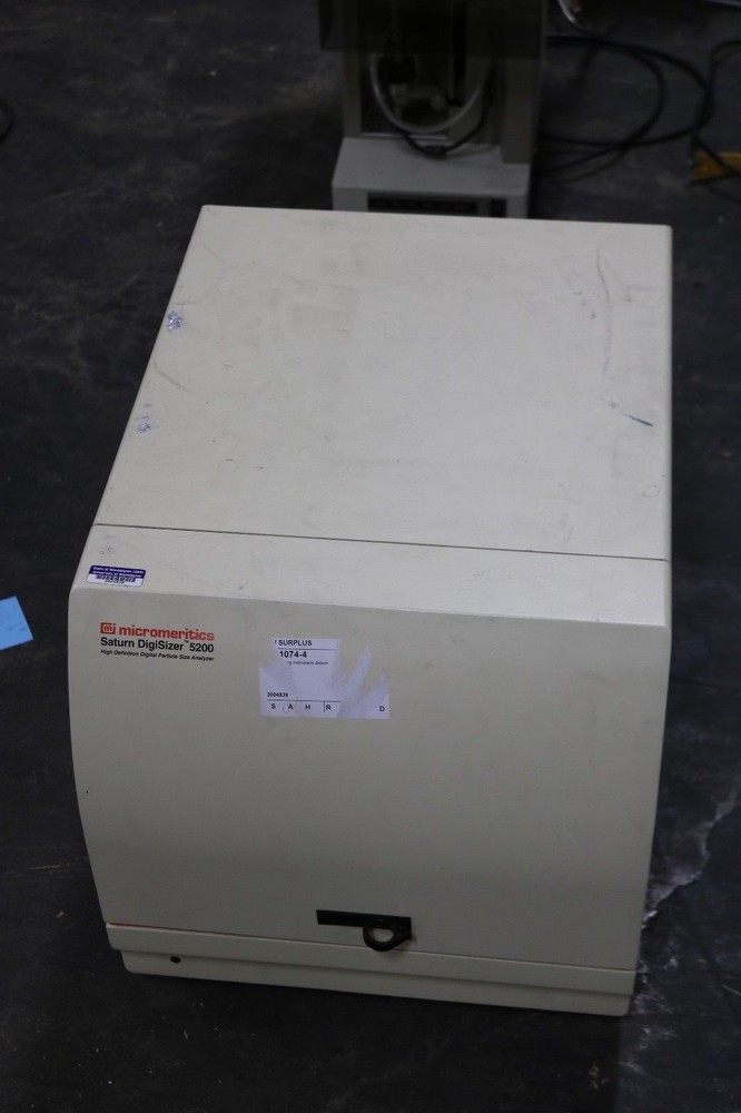 Micromeritics Saturn DigiSizer 5200 PARTICLE SIZE ANALYZER
