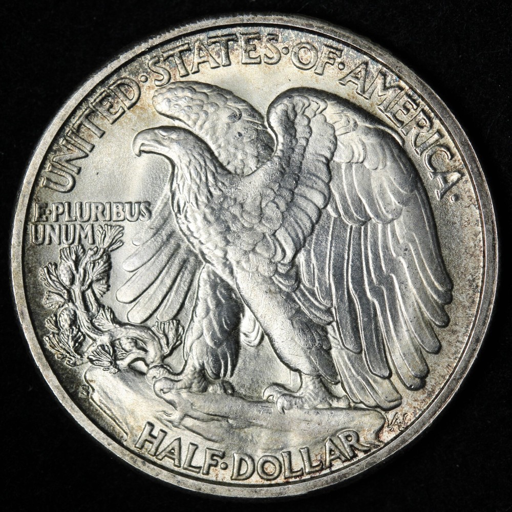 1945-S Walking Liberty Silver Half Dollar GEM BU *UNCIRCULATED* MS E308 SEB