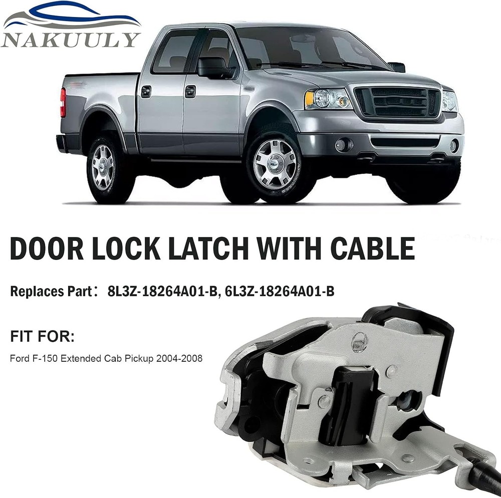 Left Driver Side Rear Door Lock Latch for Ford