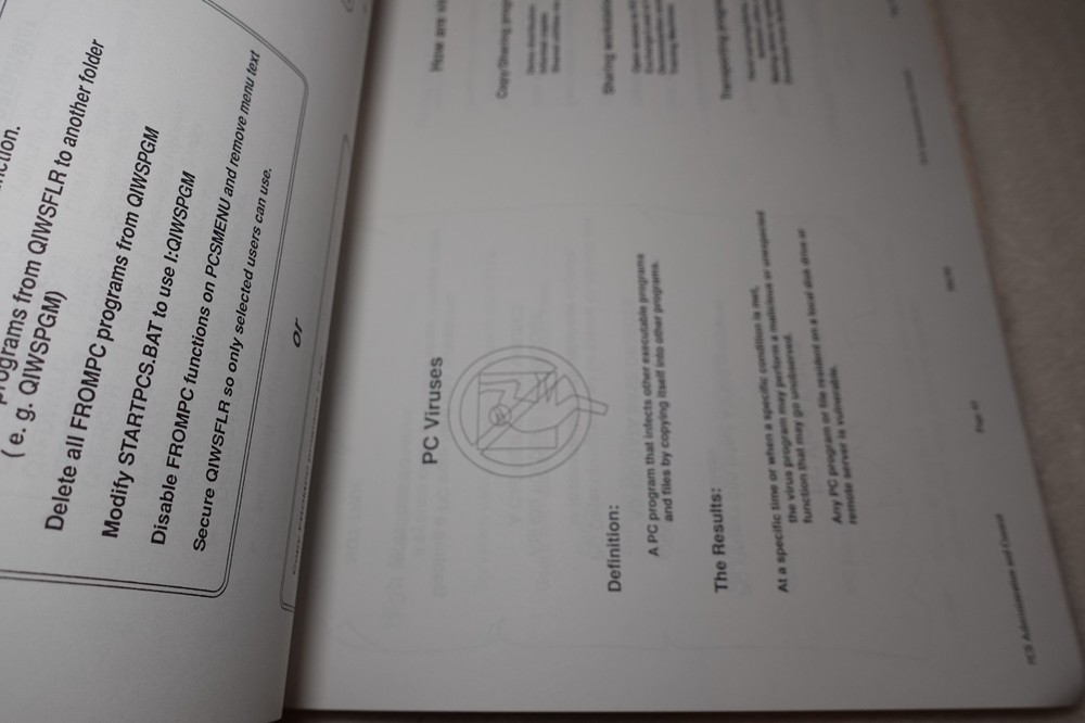 AS/400 Technical Conference 1992 IBM Elective Session 7 Original Publication