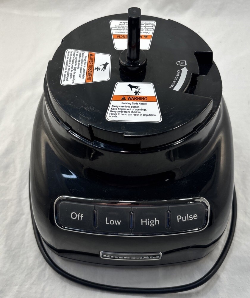 KitchenAid KFP0922 9 Cup Food Processor Replacement Motor Base Black TESTED