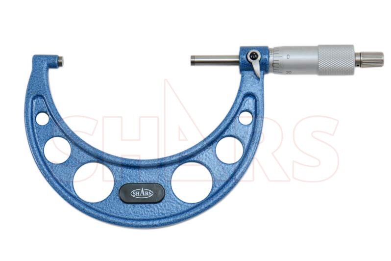 SHARS 0-4" Solid Metal Frame Micrometer Set NEW L}