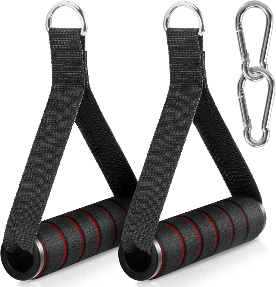 2 Pack Upgraded Exercise Handles, Gym Handle Equipment for Cable Machine