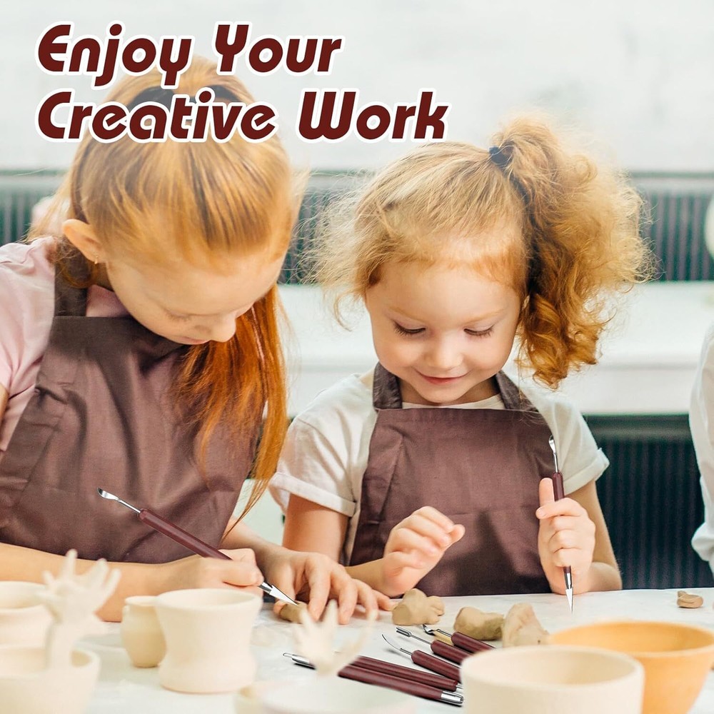 6PCS Clay Tools Sculpting, Double-Sided Polymer Sculpting