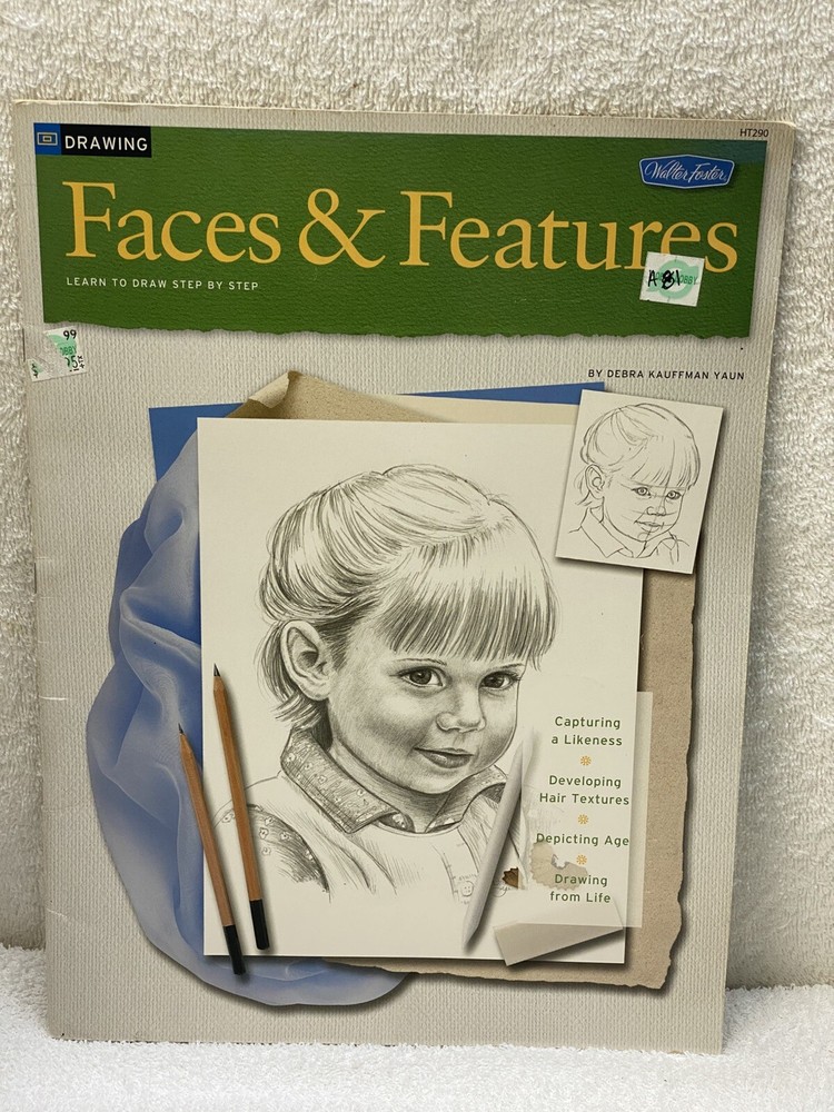 Walter Foster Faces and Features Book Drawing Manual