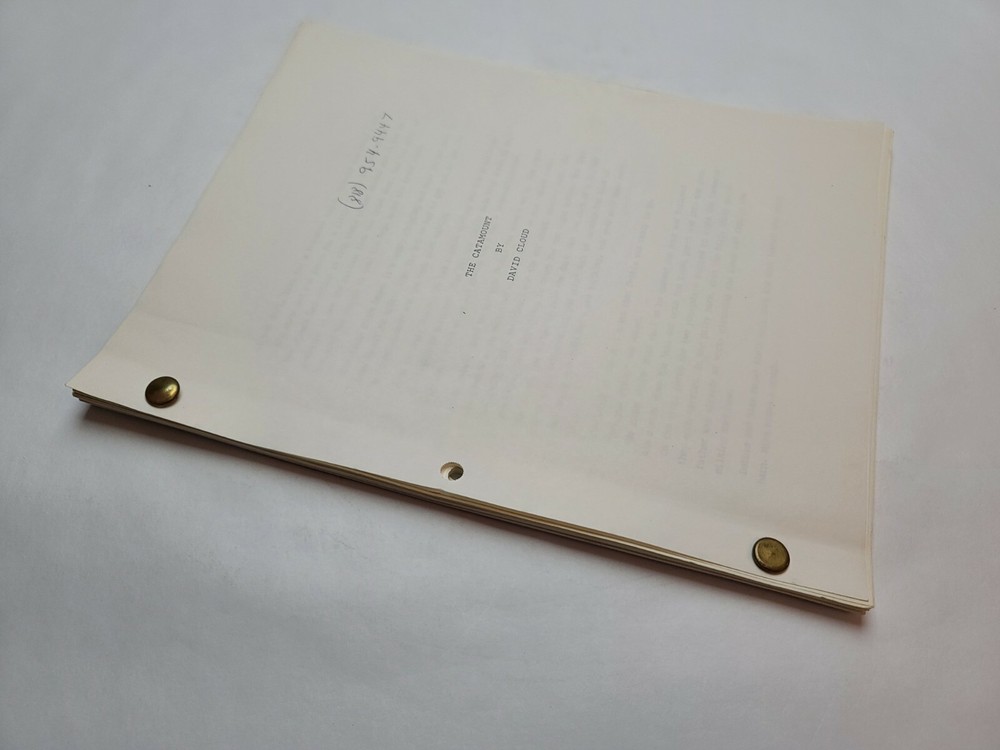 THE CATAMOUNT / David Cloud 1980's Unproduced STORY SCRIPT