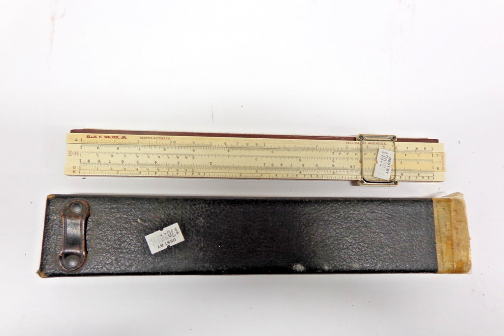 Vintage Lot of Drafting Slide Rules Plus