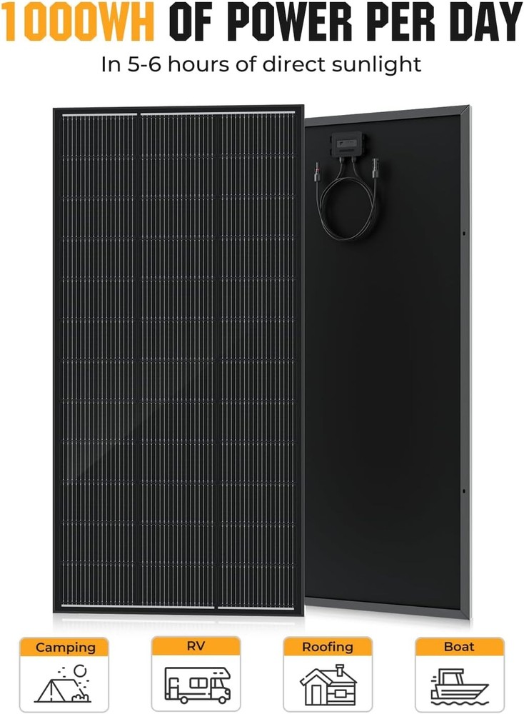 200W 12V N Type Solar Panel