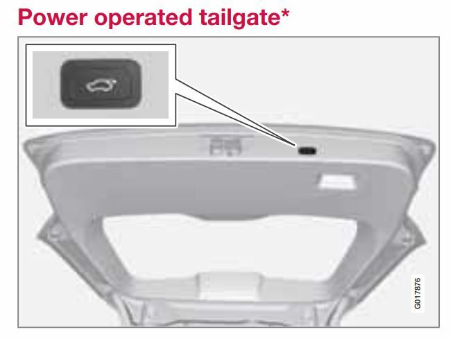 V70 Tail Upgrade Module - Boot lid remote CLOSE Volvo V70/XC70