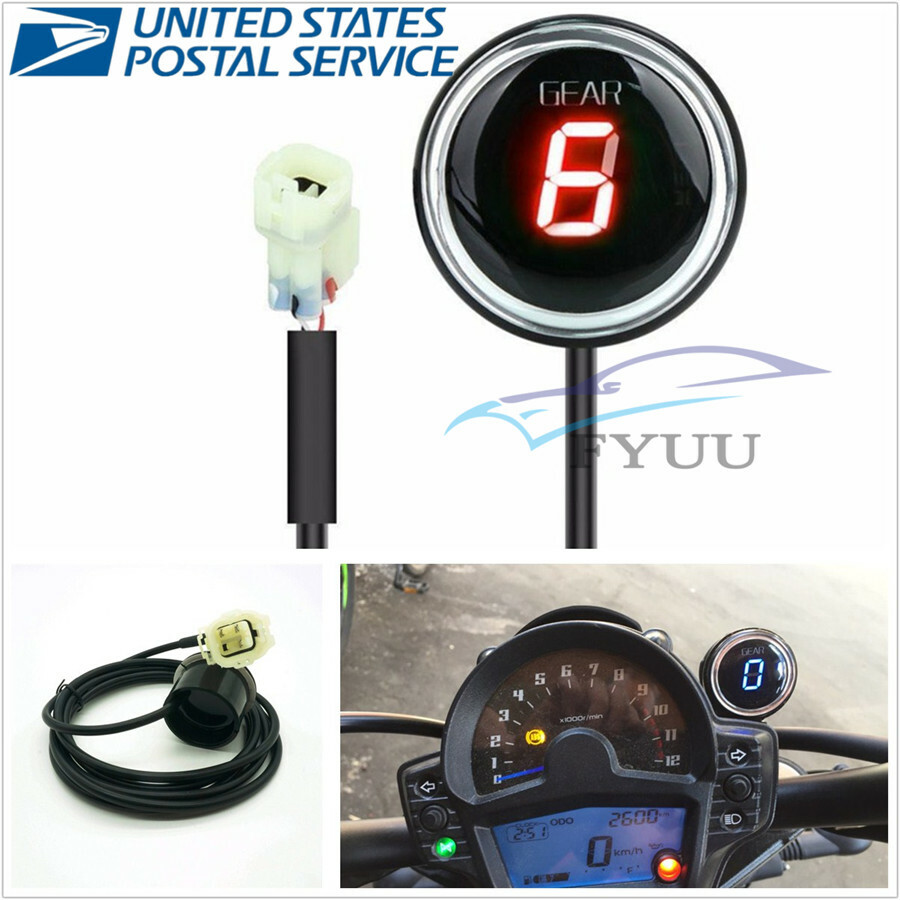 Plug Play Motorcycle Gear Round Indicator For Kawasaki 650 1000