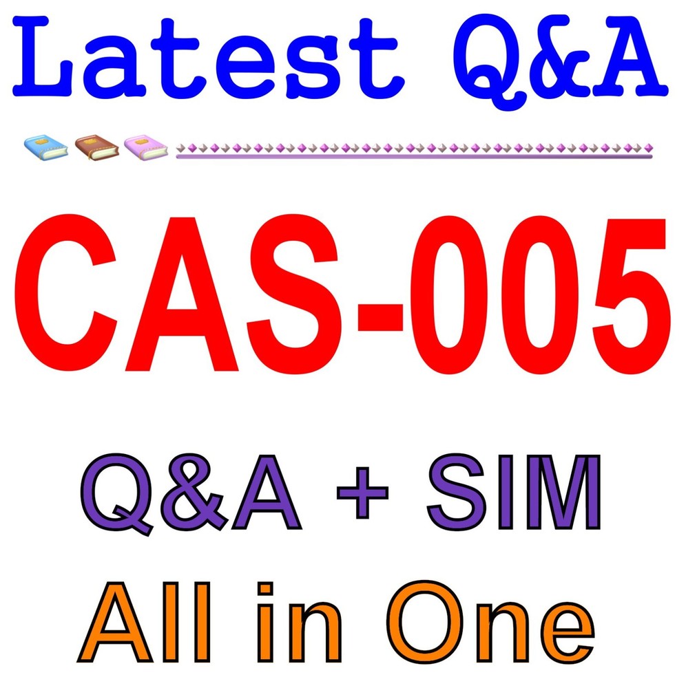 CAS-005 SecurityX CASP+ Exam Q&A 1 Year Free Update