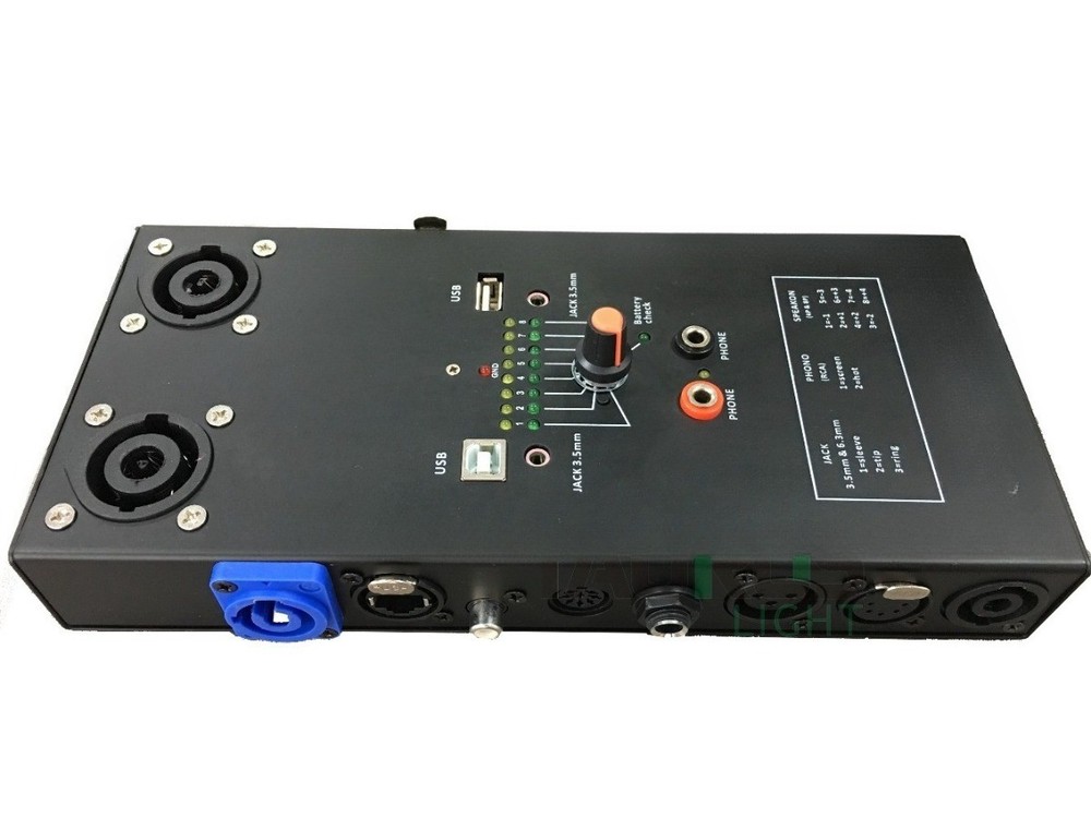 Professional Multi-function Audio Cable Tester for Powercon Cables Test Stage