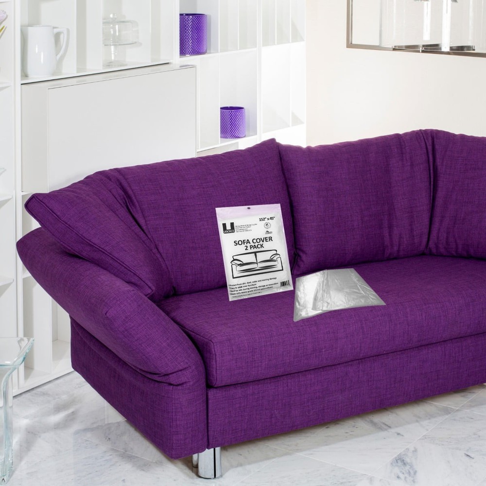 2 - SOFA Covers 152" x 45" - Moving & Storage Bags