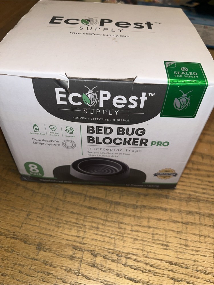 NEW Sealed ECOPEST Supply Bed Bug Blocker 8 Pack