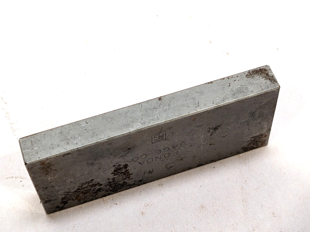 Fonda Gage Co. 3" Gage Block