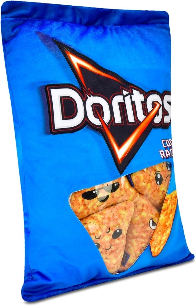 iscream 4908 Doritos Cool Ranch Chips Package Pillow Set 17" x 11.5"