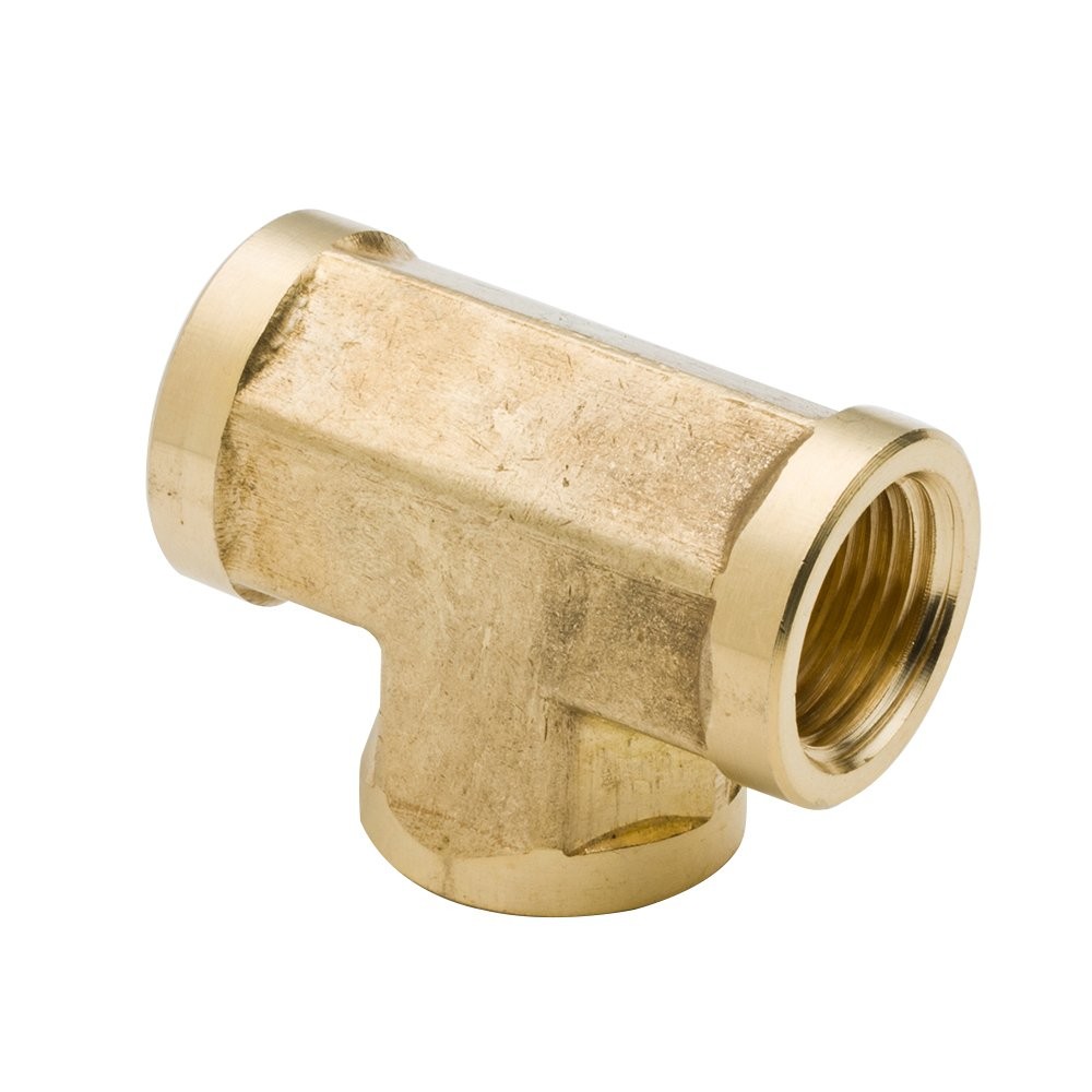 Vis Brass Forged Pipe Fitting Tee Shaped 1/4" x x - 1pc, 1pcs