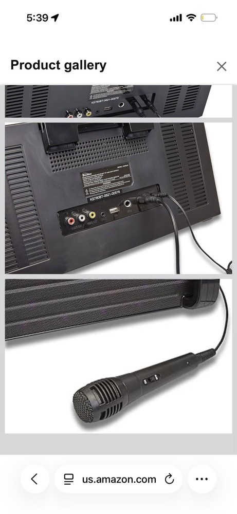 Starion Bluetooth CD+G Karaoke Machine. New! Open Box. Never Used