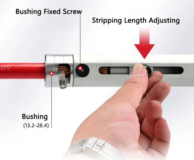 Portable Li-ion Battery Cable Stripper SW-1018 Stripping Machine Stripper