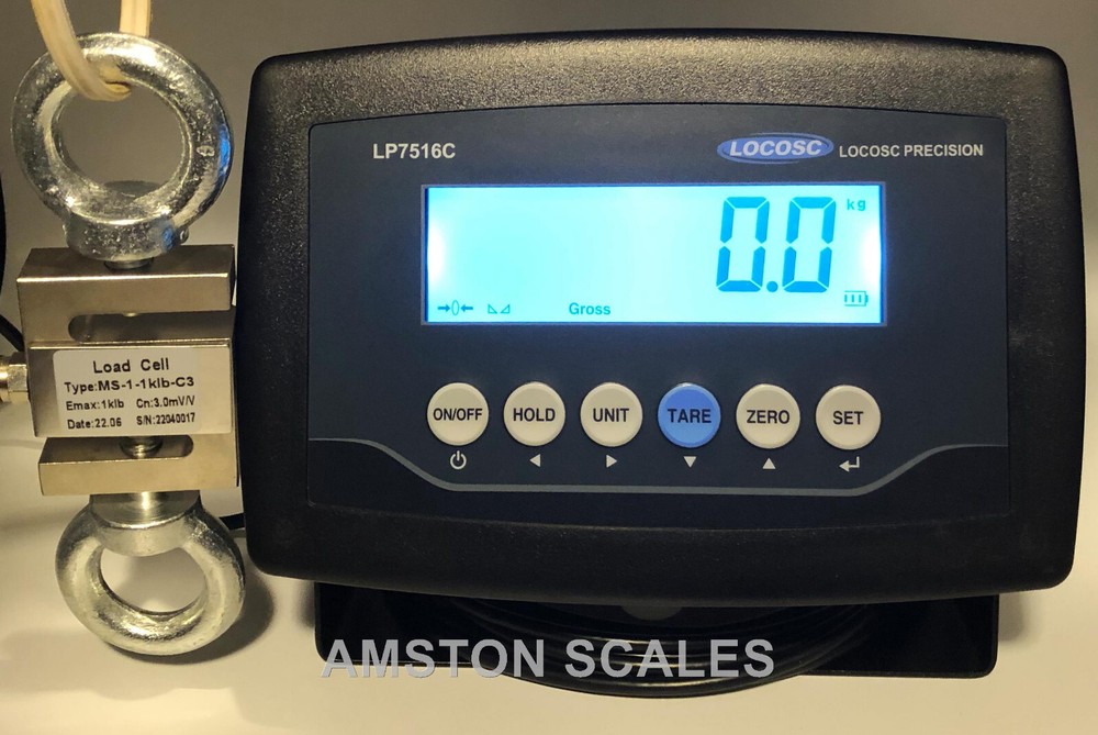 150 LB S-TYPE LOAD CELL & LCD DISPLAY ARCHERY DRAW BOARD COMPOUND LONG BOW SCALE