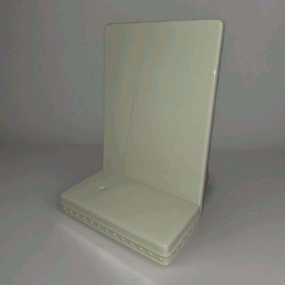 Nora Fleming Pearl Dot Memo Message Board Stoneware Ivory Retired Lemon Mini