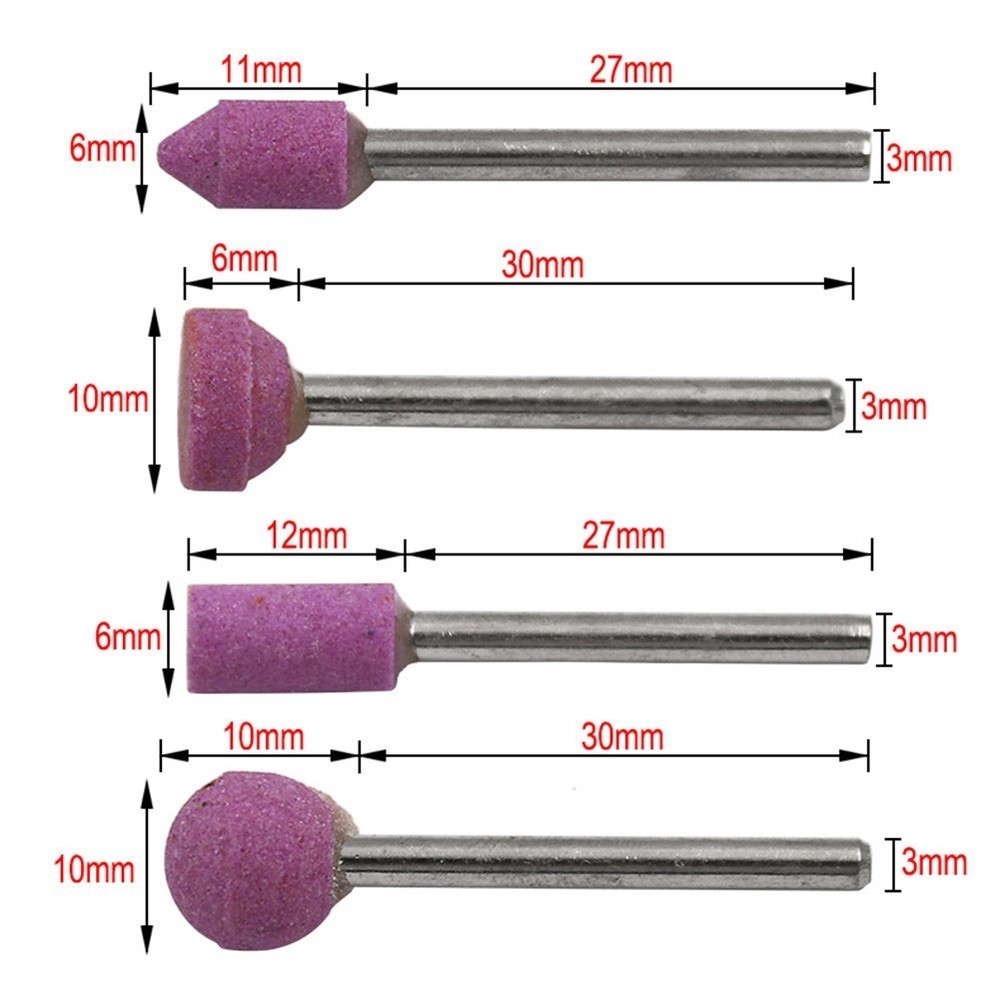 7pcs/set Abrasive Mounted Stone For Rotary Tools Grinding-Stone Wheel Head