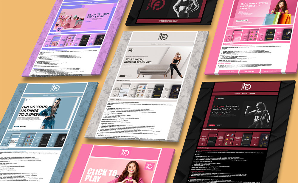 eBay Comic Store Template | Responsive HTML Listing Design | BookFundu