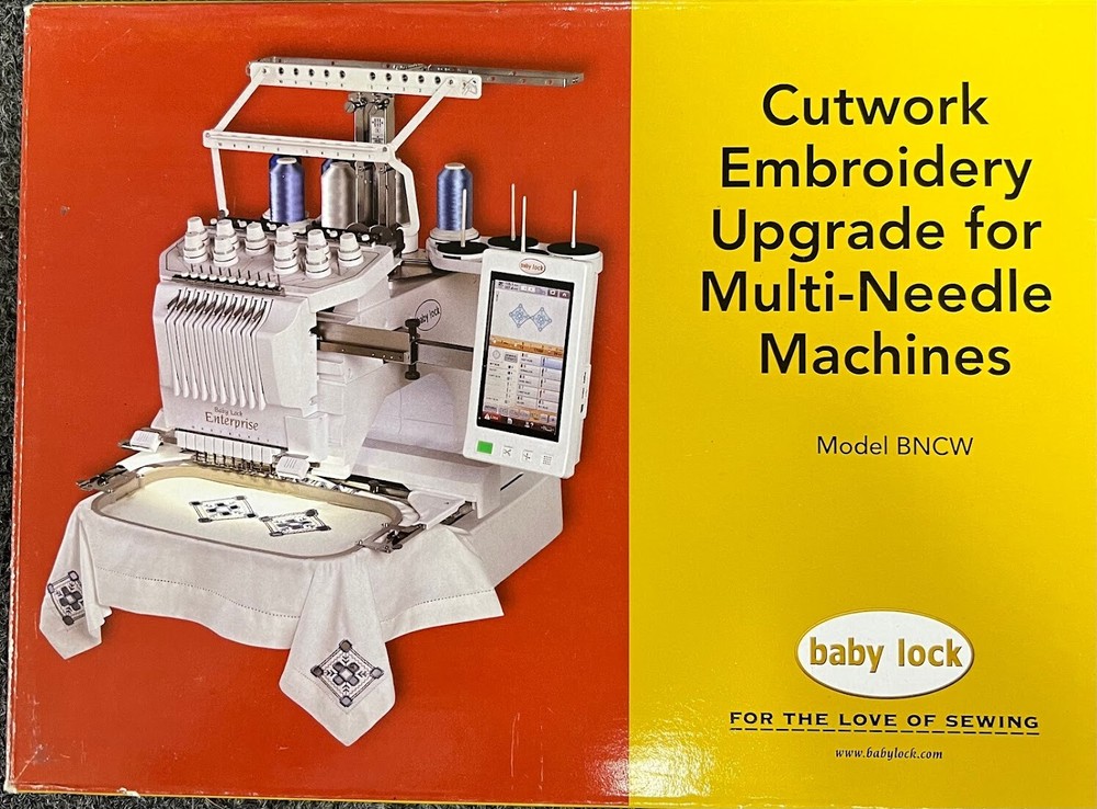 Cutwork Embroidery Upgrade for Babylock Multi Needle Machines