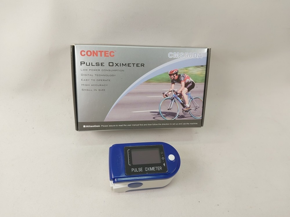 Brand New In Box Contec CMS50DA Pulse Oximeter Blood Oxygen Meter Pulse