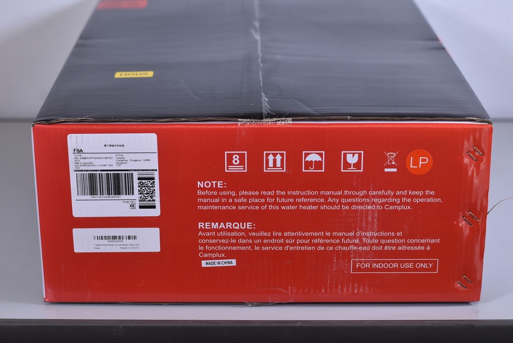 CAMPLUX 4.22 GMP Indoor 16L On Demand Tankless Water Heater in Grey