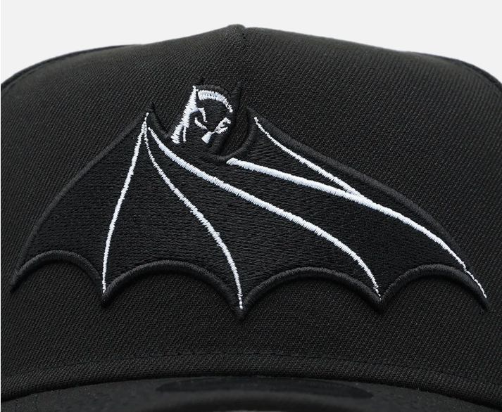 Batman Cape DC Comics New Era 9Forty A Frame Snapback Cap Hat - Black