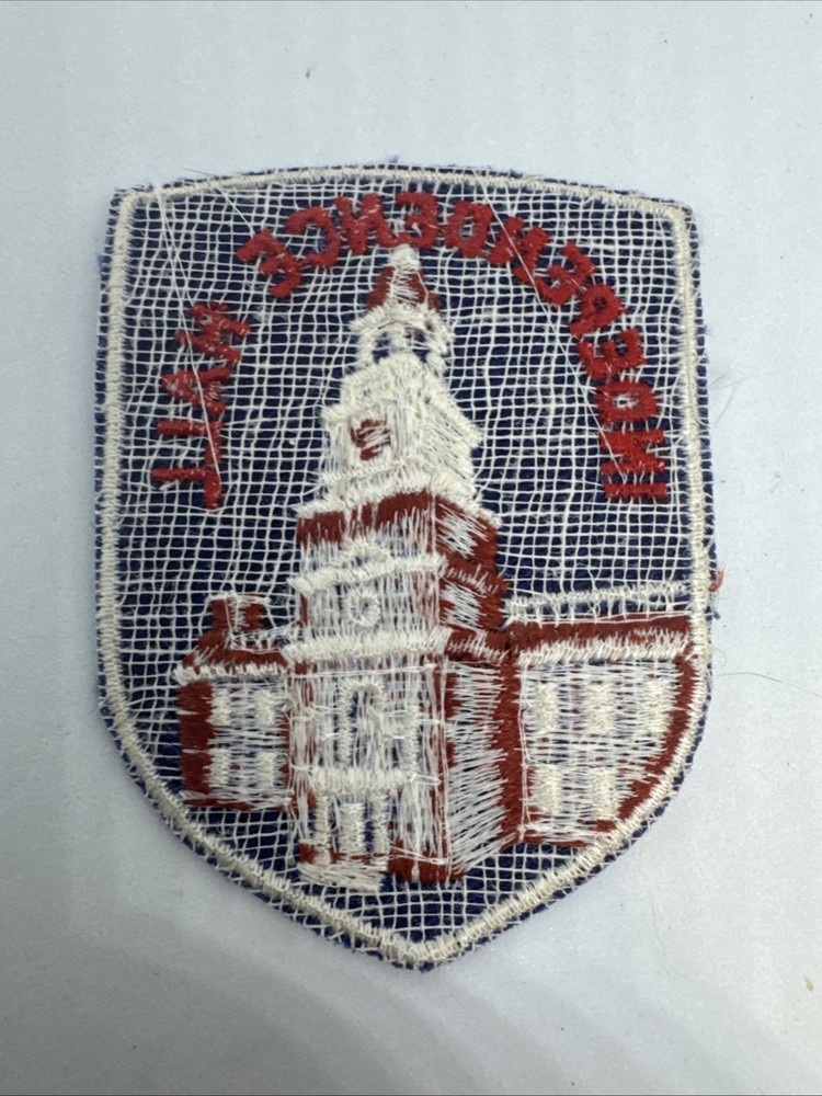 Vintage Patch Philadelphia Independence Hall Embroidered