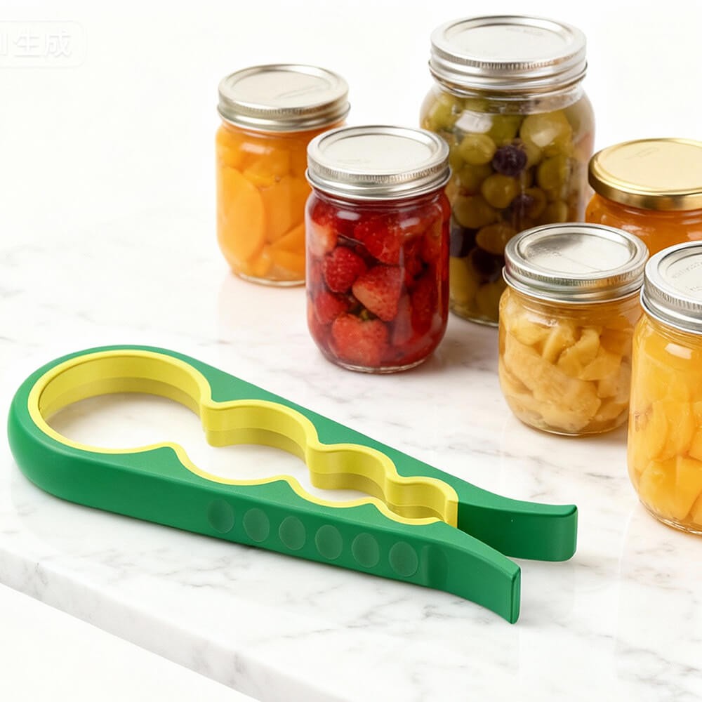 Lid Jar Opener for Weak Hands Rubber Jar Gripper Multi Function Bottle Opener US