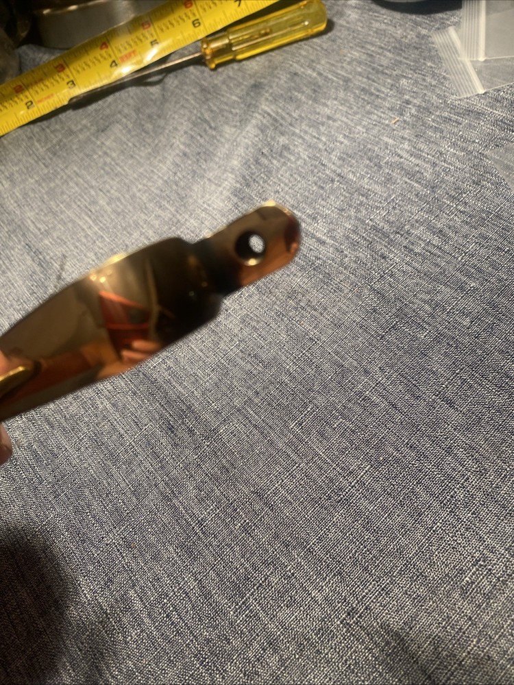 Brass Trigger Guard from a CVA Hawkins Muzzleloader With Screws.