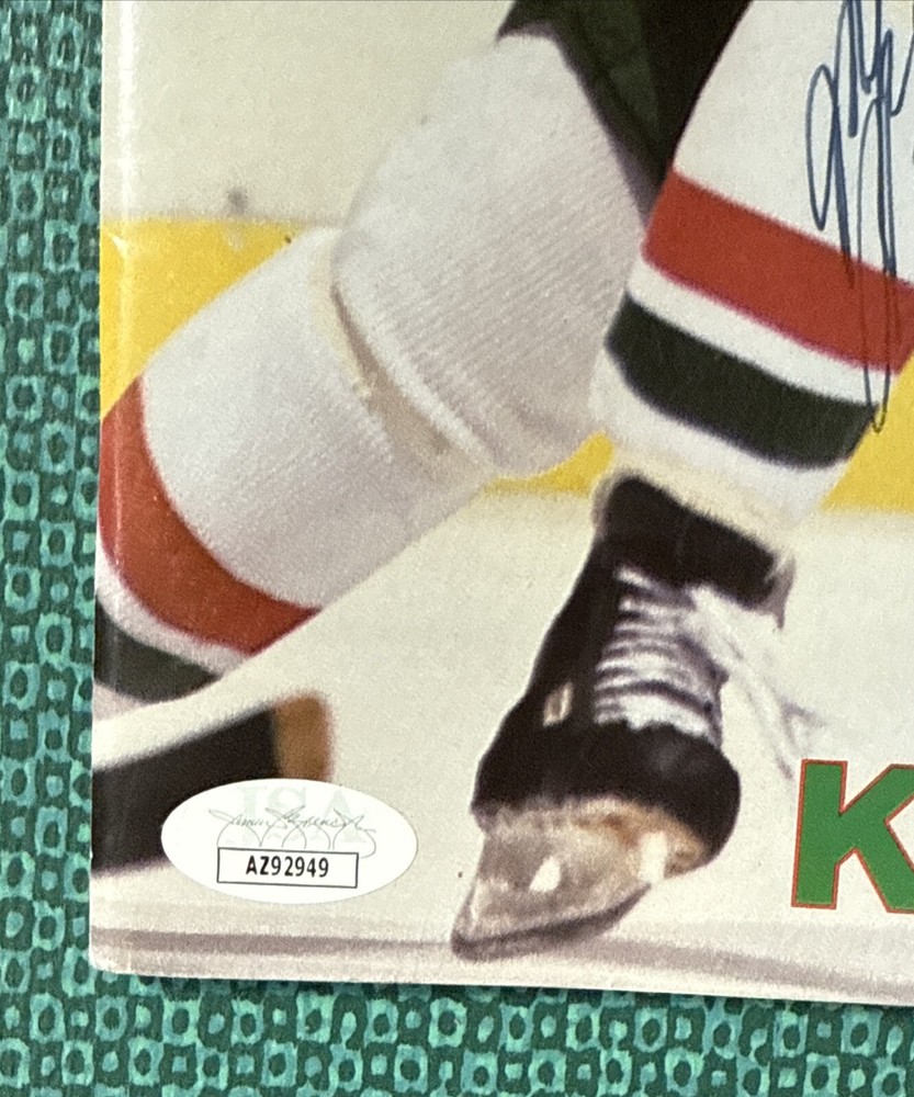 New Jersey Devils Program 1986/87 SIGNED By 7 Devils Players - JSA Certified