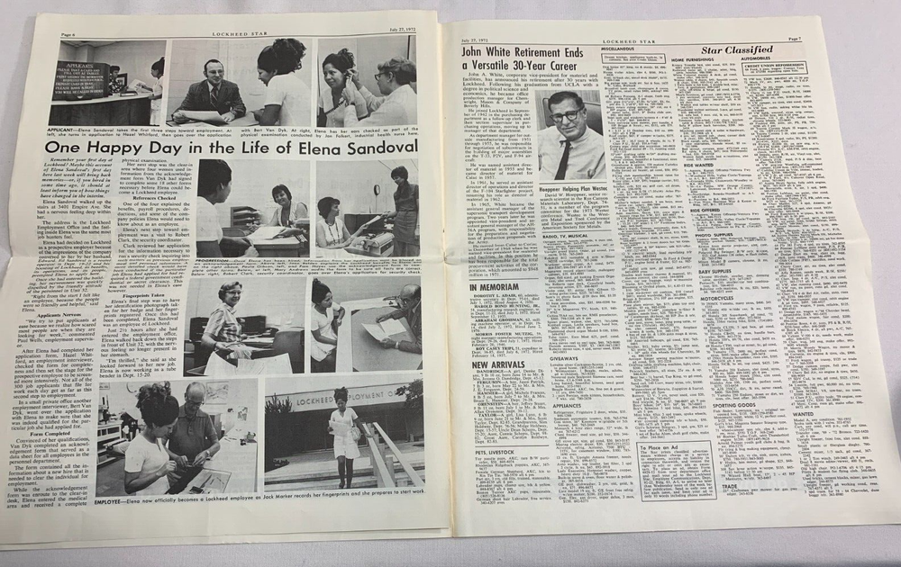 THE LOCKHEED STAR NEWSPAPER, July 27, 1972 --- 8 Page