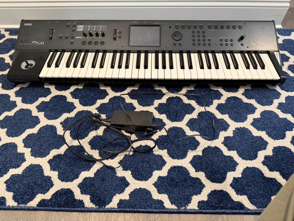 KORG M50-61 Workstation and Power Supply