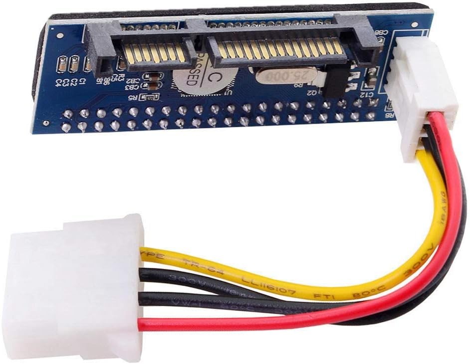 Cablecc IDE/PATA 40Pin Disk to SATA Female Blue
