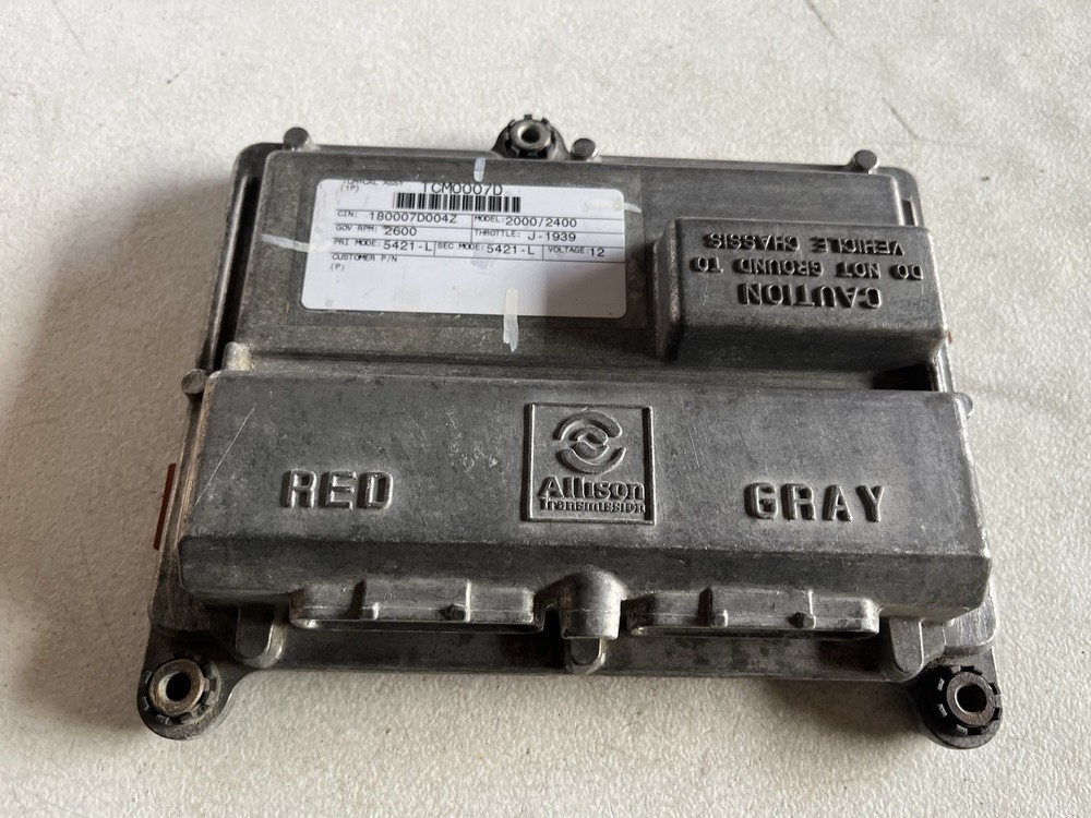 2001 Allison Transmission Control Module ECU TCM 29537441