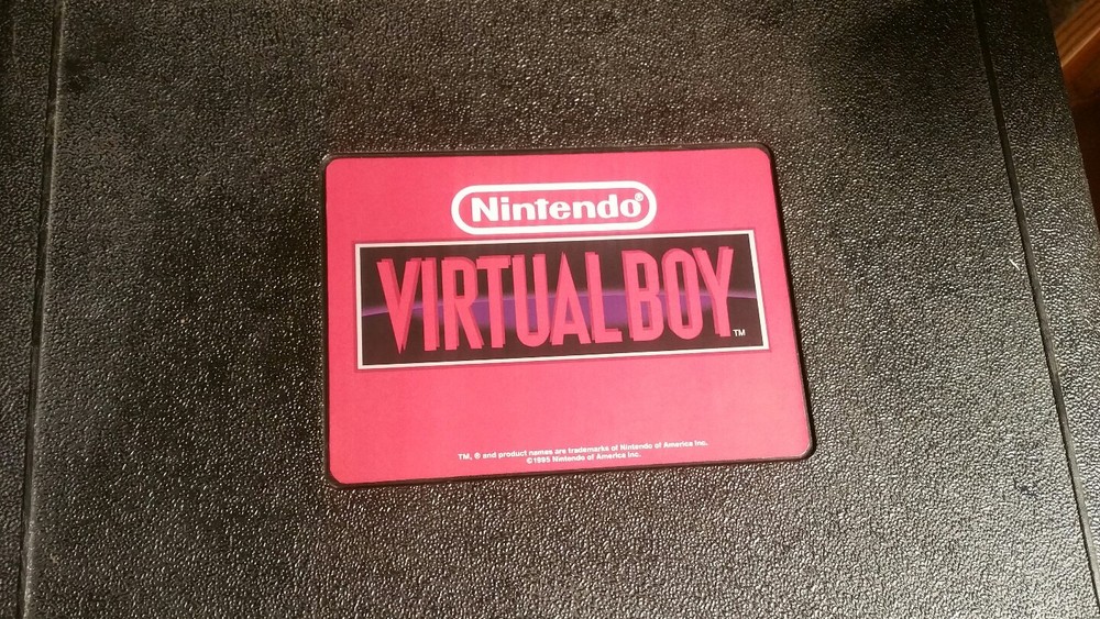 Blockbuster Virtual Boy Hard Shell Carrying Case Decal. New. Decal only!